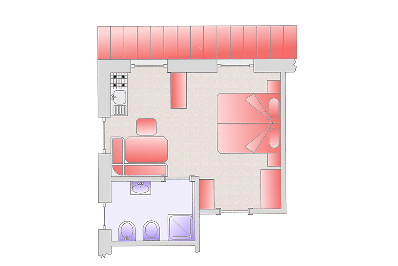 Room map apartment Julia